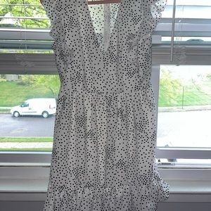 Polka dots midi dress